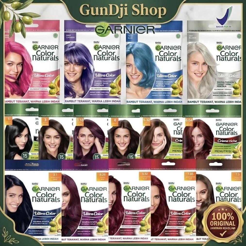 GARNIER SACHET HAIR COLORING PEWARNA RAMBUT CAT RAMBUT PRIA WANITA