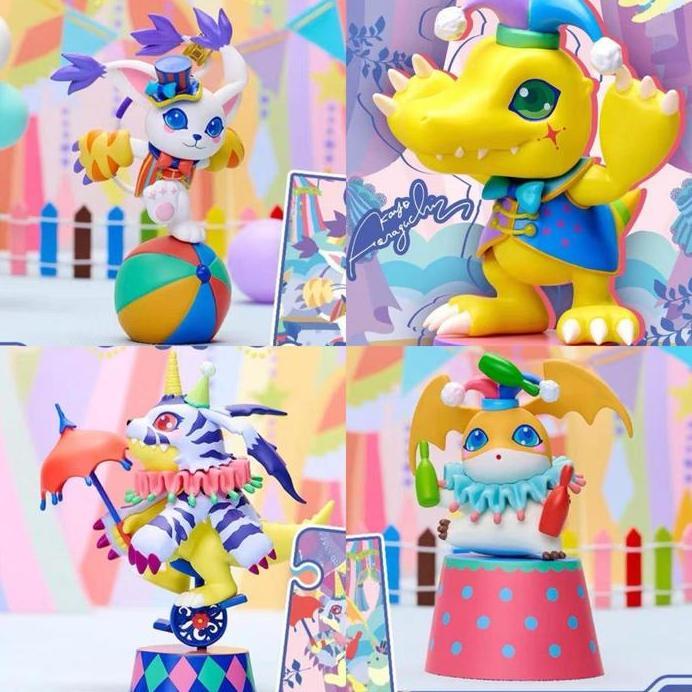 Toys Bn Figure Q Digimon Adventure Circus Series Blind Box