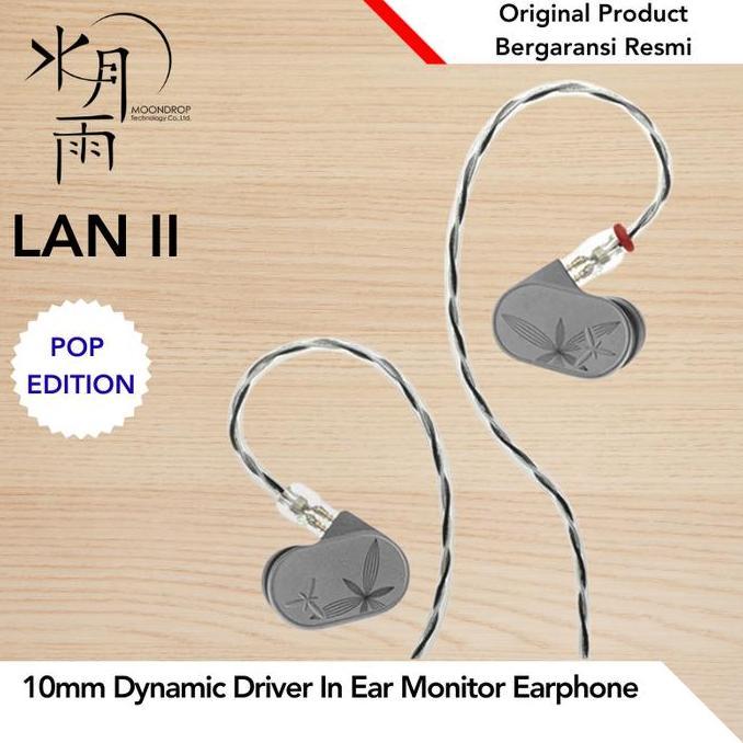 TERBARU - Moondrop LAN II LAN 2 Single Dynamic Driver In Ear Monitor Earphone