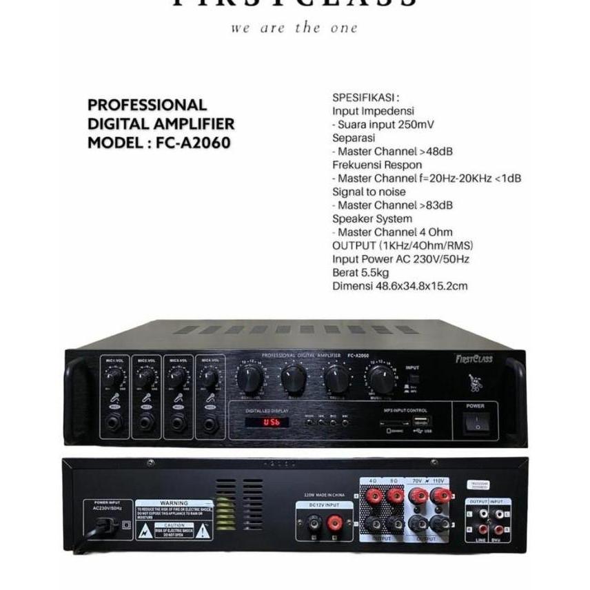 Ampli mesjid musholla,ampli firstclass fc-2060