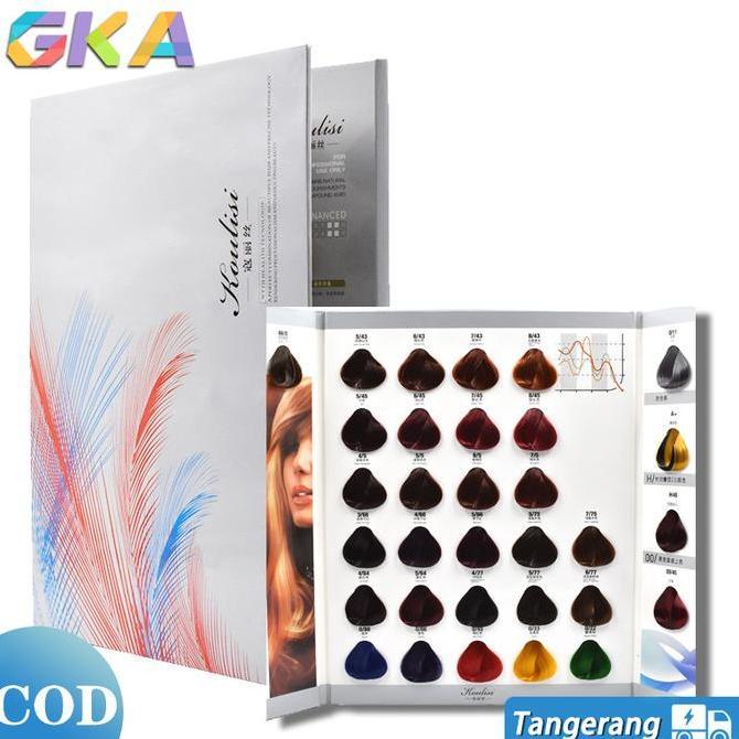 RAMERRAI Buku Katalog Warna Untuk Pewarna Rambut/Hair Colouring Katalog