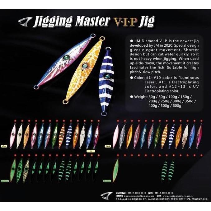 HARGA DISC - Jigging Master 300gr Short Diamond VIP Metal Jig - Umpan Mancing JM