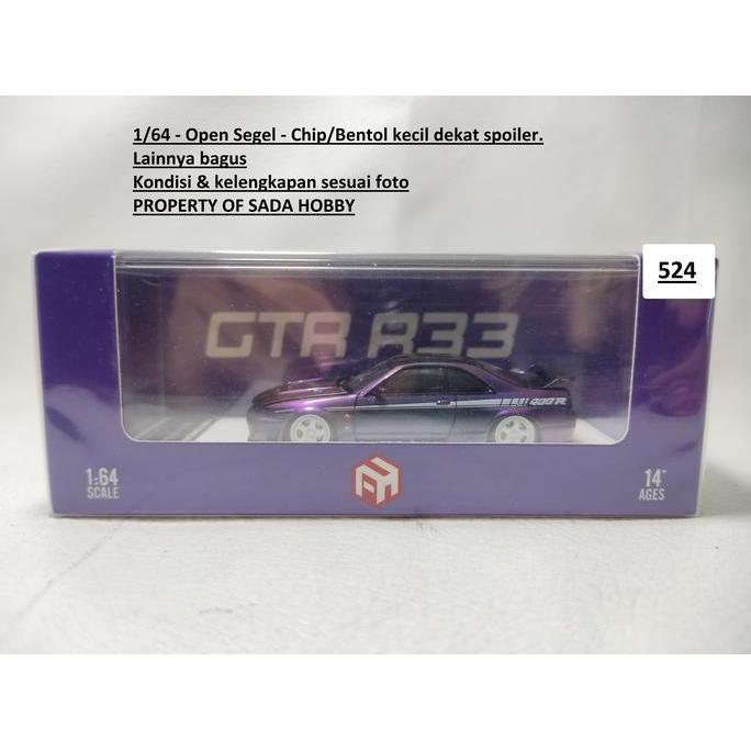FOCAL HORIZON 1/64 NISSAN SKYLINE GT-R NISMO 400R IN MIDNIGHT PURPLE II UNSEALED SADHO