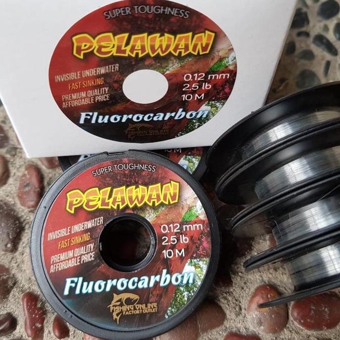 PELAWAN 2.5LBS FLUOROCARBON 0.12MM SHOCK LEADER 10M