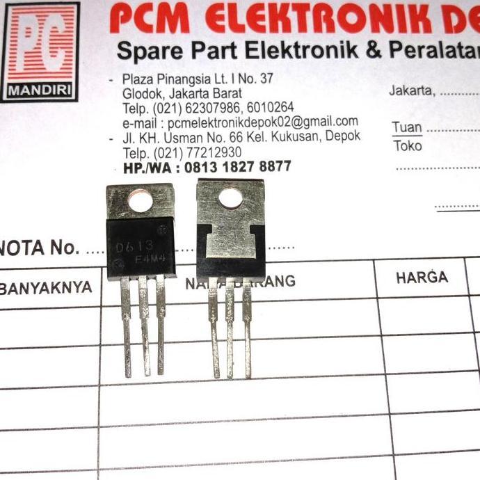 D613 2SD613 D 613 2SD 2 SD TR ORIGINAL TRANSISTOR TO220 TO-220 PCMED