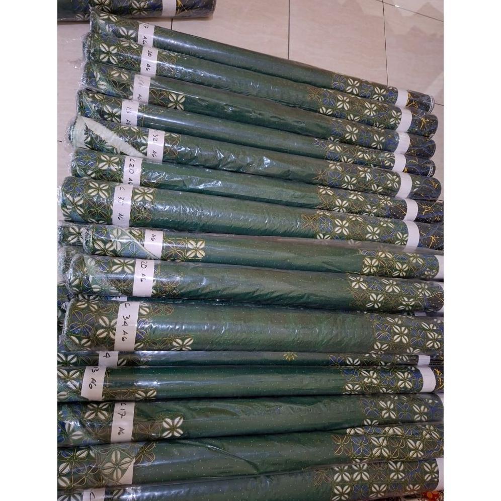 Kain Batik Muhammadiyah Nasional Bahan Sandwosh Halus&Licin Kain