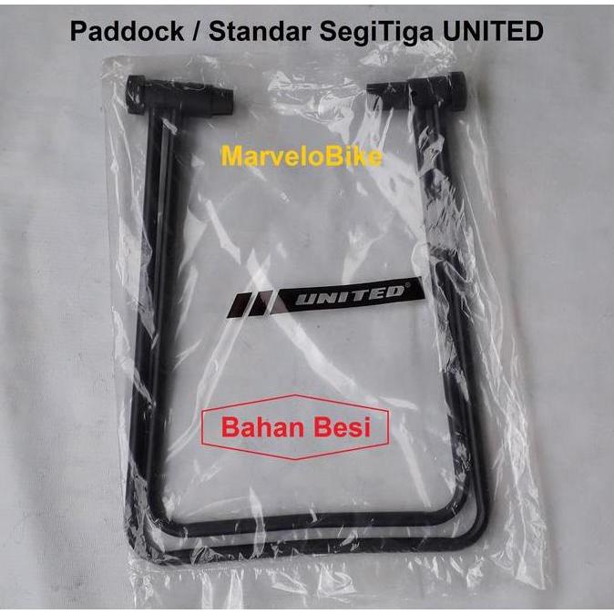 PADDOCK STANDAR SEPEDA LIPAT MTB BMX FIXIE BALAP UNITED SEGITIGA