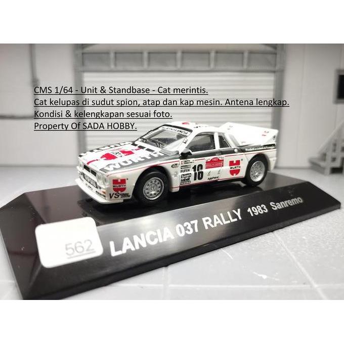 CMS 1/64 LANCIA 037 RALLY 1983 SANREMO NO 16 UNIT & STANDBASE ONLY SADHO