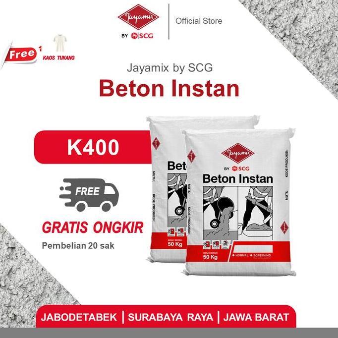 Goodseller- Jayamix by SCG Beton Instan K400 [20 Zak]