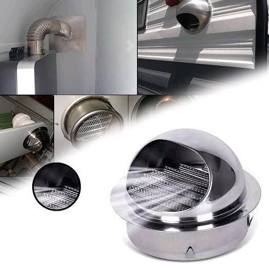 Grill flexible ducting stainless 3,4,5,6,8,10 / Grill stainlees flexible ducting Diskon