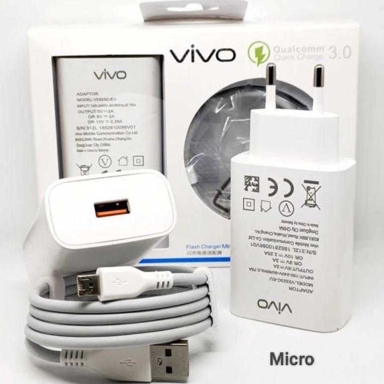 Original Charger Hp Vivo Ori Y17 / Y12 / Y15 / Y20 Micro Usb Fast Charging