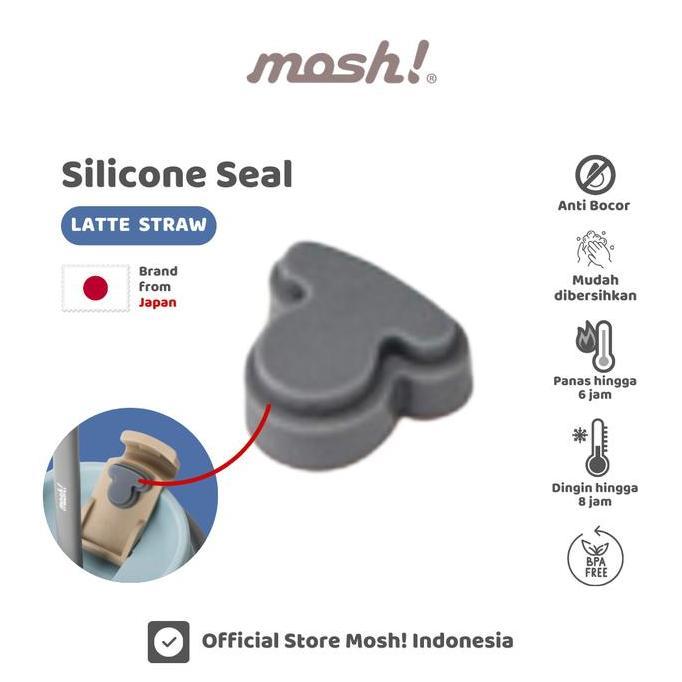 Mosh Sillicon Seal - Tip atau karet Mosh Latte Straw dan Mosh Latte Food Pot