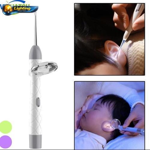 Sendok Pembersih Telinga Bayi/ Pick Telinga LED /LED Rechargeable/nyaman/aman/Alat Pembersih Telinga