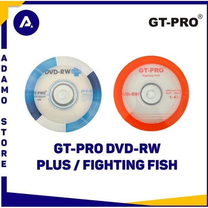 DVD-RW GT-PRO Plus / Fighting Fish 16x 4.7GB (50 pcs) DVDRW DVD RW
