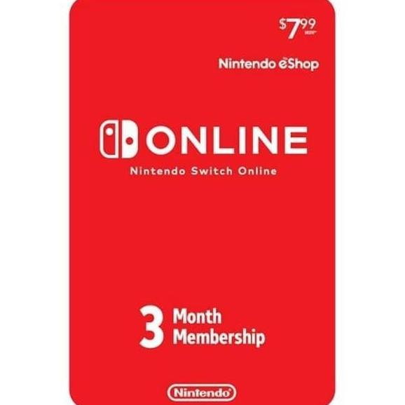 Game- Nintendo Switch Online 3 Month Bulan Usa Us America Amerika Eshop