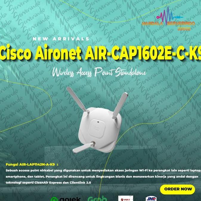 Cisco Aironet AIR-CAP1602E-C-K9 Wireless Access Point Standalone Murah
