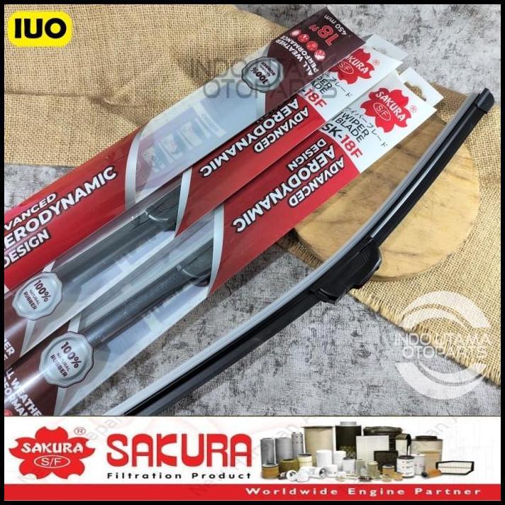 DISKON WIPER FRAMELESS RUSH PICANTO KARET KACA MOBIL SAKURA 