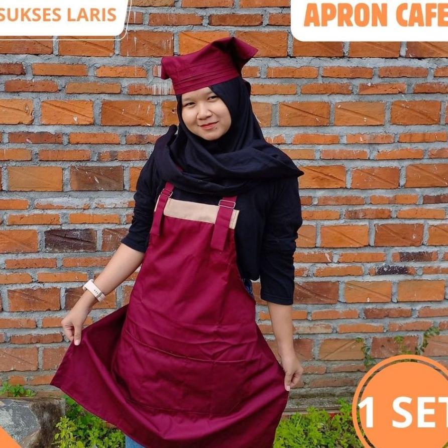Apron Barista Cafe | Celemek Bartender