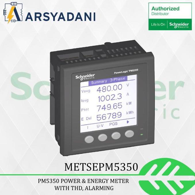 Ada SCHNEIDER - METSEPM5350 - PM5350 POWER METER WITHTHD.ALARMING PM5350 -