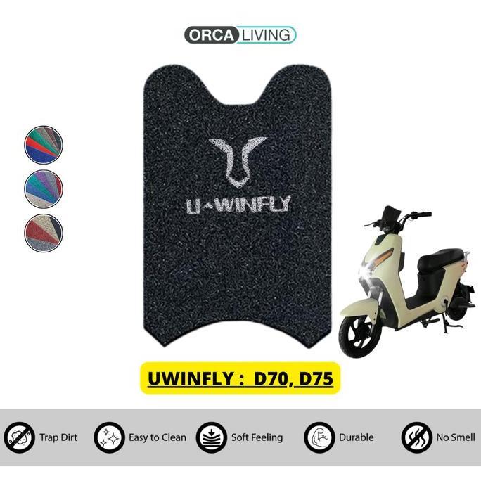 Karpet Mie Sepeda Motor Listrik Uwinfly D70 D75 - Foam Backing