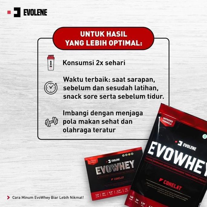 Dietmax- Evolene Evowhey Whey Protein Concentrate With Isolate 1750 Gram - 50 Sachet Suplemen Fitnes