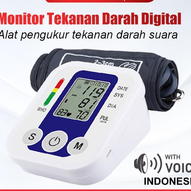 Uorris Pengukur Tekanan Darah Tensimeter Digital Tensi Sphygmomanometer Tensi Otomatis