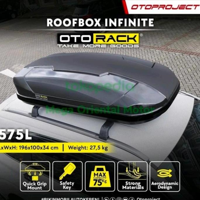 Roof Box / Roofbox Infinite Otorack Kualitas Premium 575liter