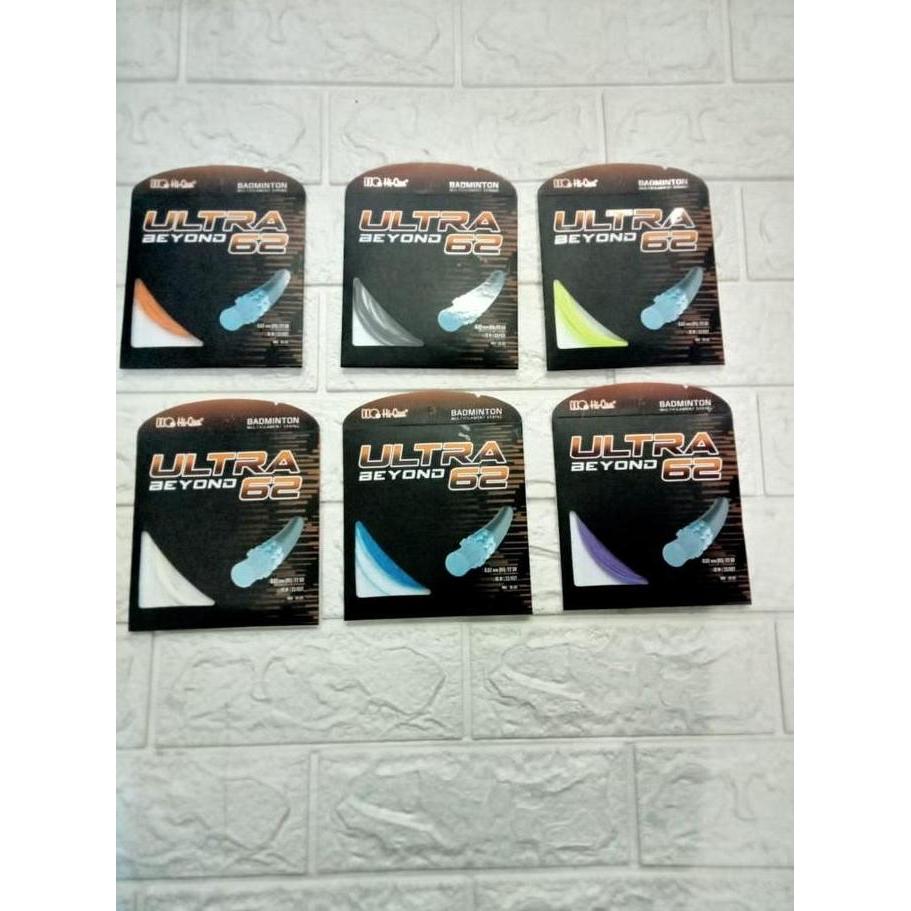 Senar Raket badminton HQ HIQUA ULTRA BEYOND 62 ORIGINAL