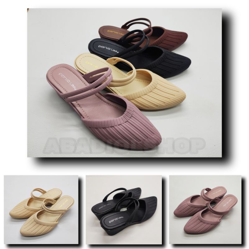 PORTO - Porto Lady Bat Sandal Selop Wanita /Sandal Jelly / Sandal Selop PORTO /Sandal Sepatu Wanita 