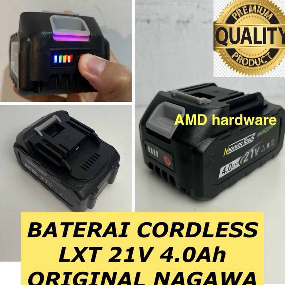 Baterai Cordless 21V & 48V Battery Lxt Bor Cordless Impact Wrench Socket 21V-24V-48V 4Ah 6Ah Jld 36V