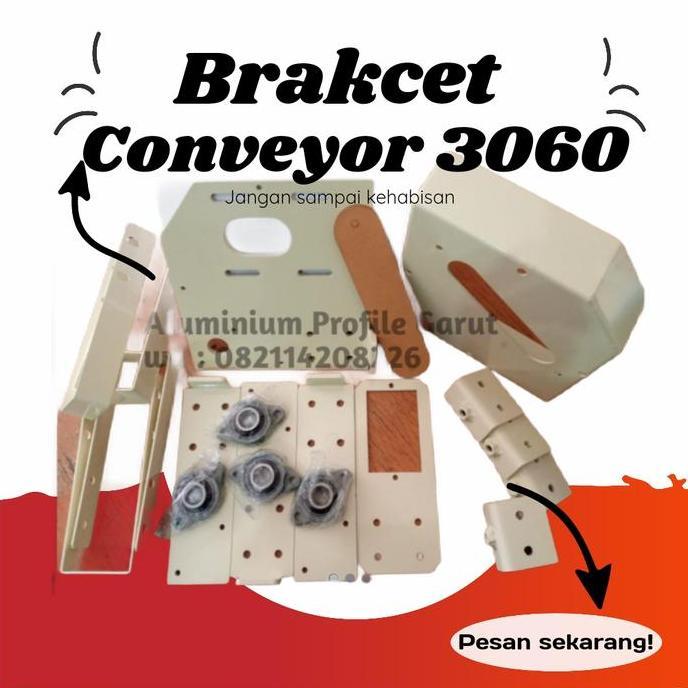 Jual, Brakcet Conveyor Aluminium Profile 3060