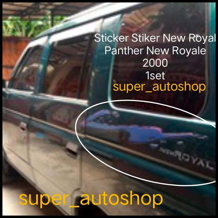 TERBARU STICKER STIKER NEW ROYAL PANTHER NEW ROYALE 2000 1SET 