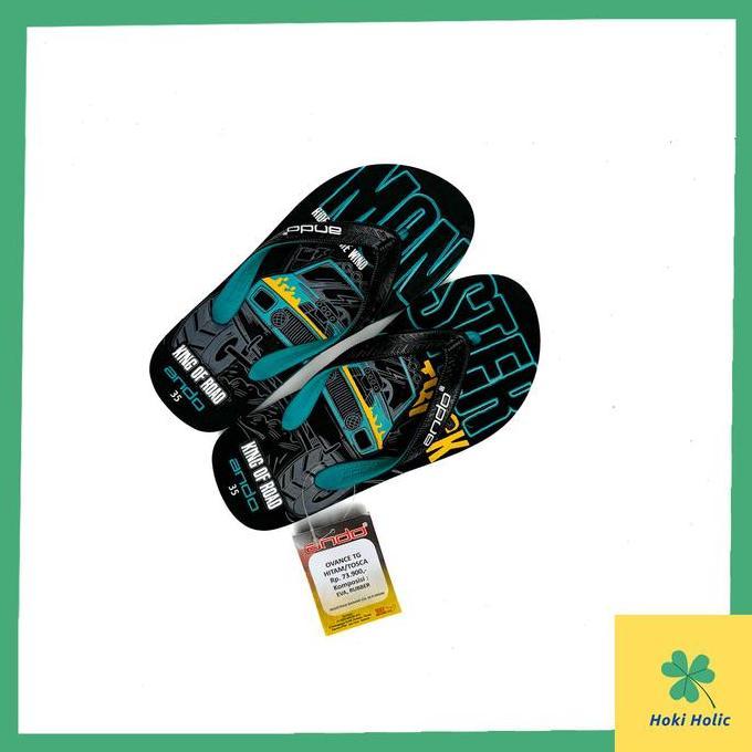 Kids- Sandal Jepit Anak Laki Laki Ando Eburg & Proto Karet Fashion