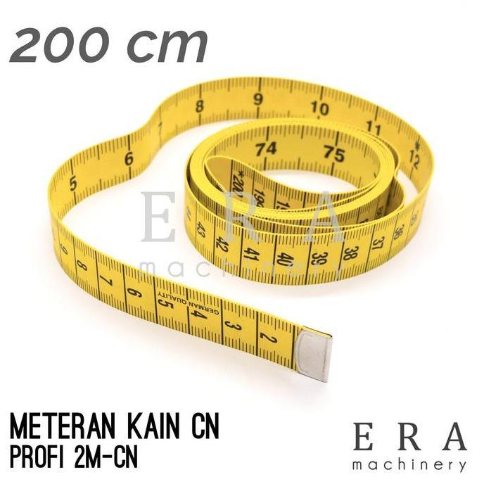 Sew- Meteran Jahit Kain Profi 200Cm / 2M Kuning Lebar Jerman Quality Cn