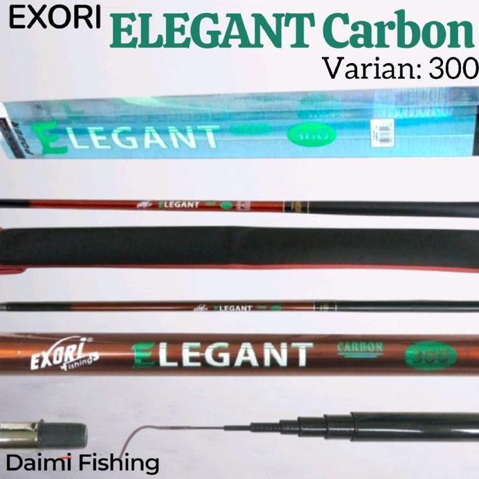 Joran Pancing Tegek Exori Elegant Carbon 300 360 450