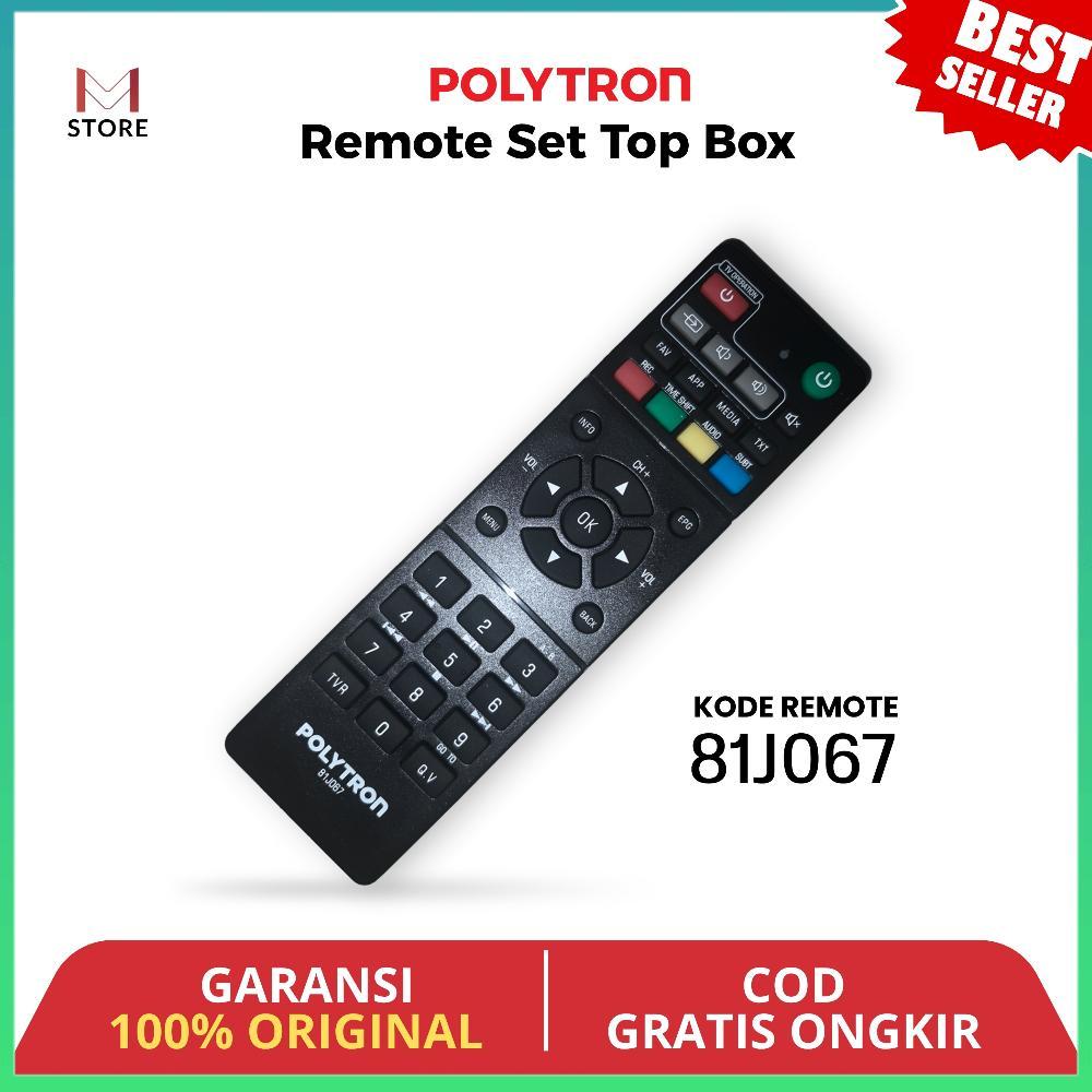 Remot Remote STB Set Top Box Polytron 81J067 (Original) PDV 700T2 600T2 610T2 620T2 709T2