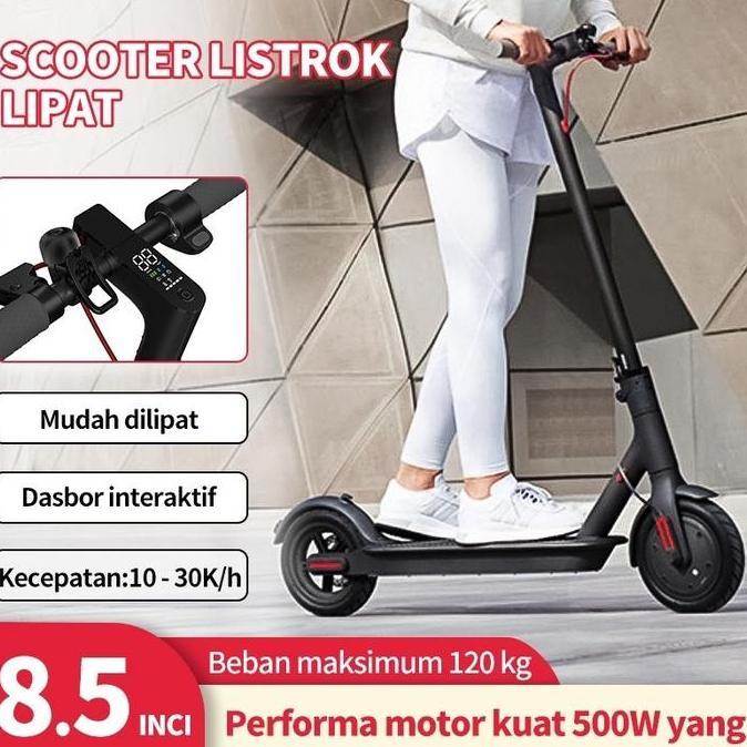 eBuy Skuter Elektrik Listrik Lipat 8.5 Inchi Daya Tahan Baterai 25km GJS