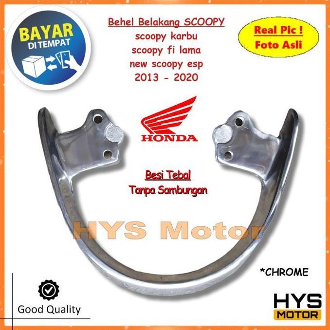 Terbaik Behel Belakang Scoopy Karbu Fi ESP Lama Tahun 2013 - 2020 Injeksi Bahan Besi Tebal - Promo B