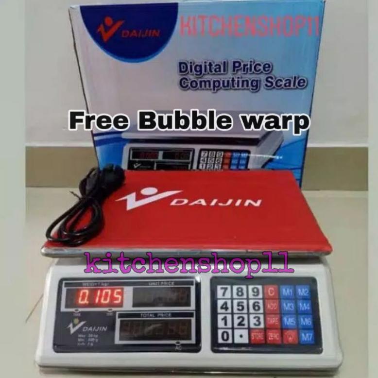 TIMBANGAN MEJA DIGITAL DAIJIN 30KG / TIMBANGAN BUAH DIGITAL 40KG / TIMBANGAN LAUNDRY DIGITAL  30KG /