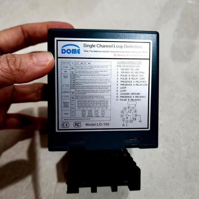 Lock- Matrix Loop Detector Hijau Single | Vehicle Loop Sl100 | Vld Matrix