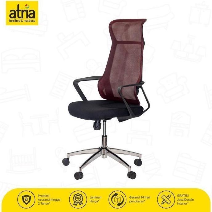 Kursi Kantor Atria Dexton High Chair Black