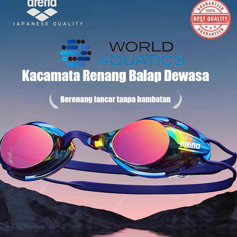 ARENA Kacamata Renang  wanita Dewasa arena cobra track Anti Fog original arena mirror