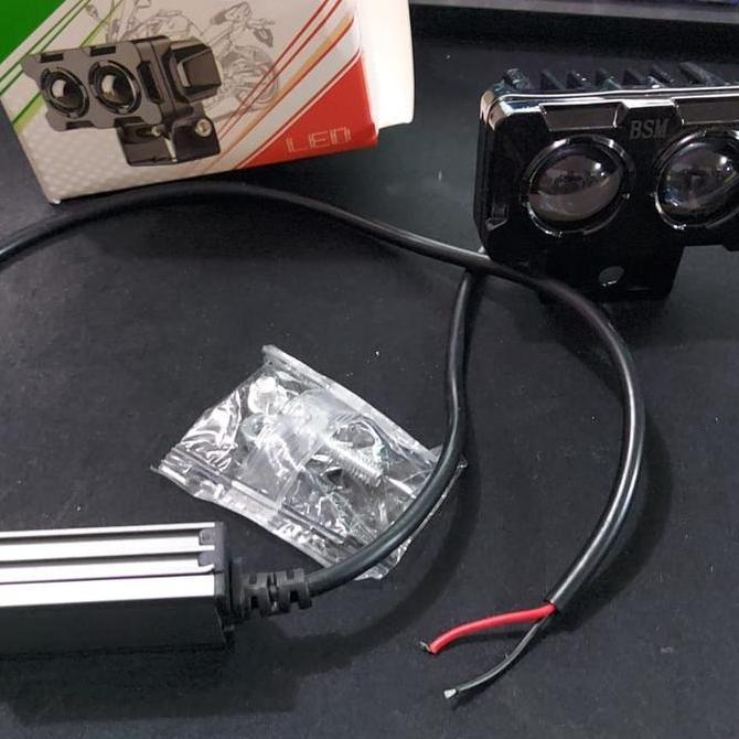 Lampu tembak Laser LED 2 Mata Plus Devil Waterproof Car