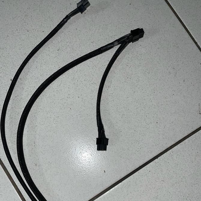 Kabel Modular 8 pin pcie to dual 8 pin pcie riser kabel modular 8pin