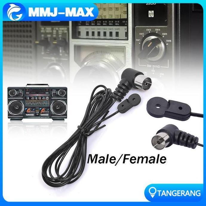 CHALK 75ohm F Adapter Radio FM Premium Konektor Unbal Female Untuk Antena HiFi Indoor