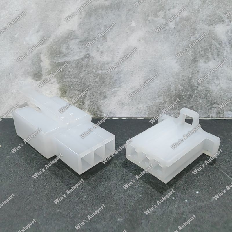 SOKET 3 PIN KECIL TIPE 110 (SOCKET ONLY/KOSONGAN) / SOCKET 3 PIN KECIL / SOCKET MOTOR 3 PIN KECIL