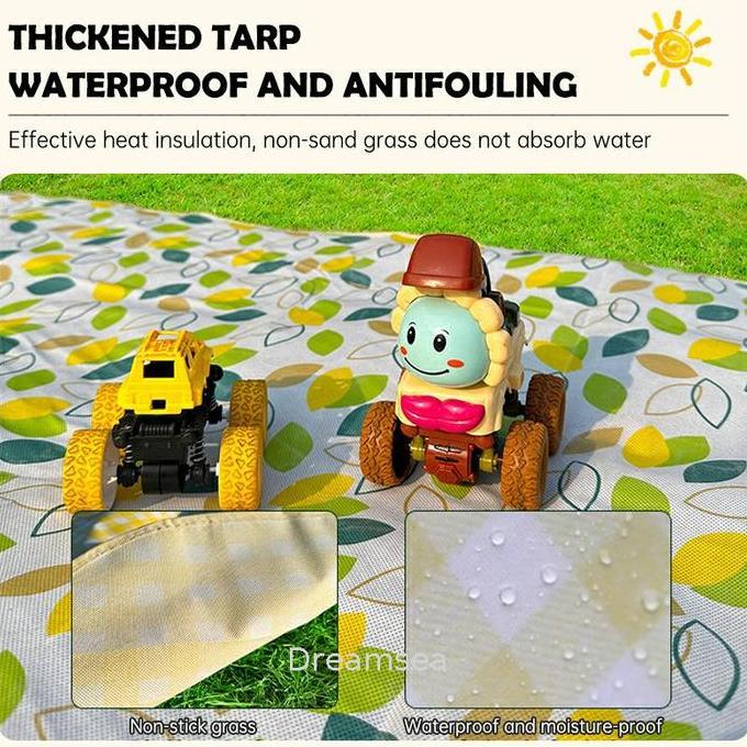 Dreamsea Moisture-proof Beach Mat Waterproof Thickened Outdoor Picnic Mat Portable Lawn Picnic Mat