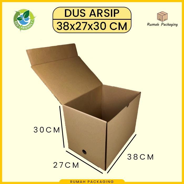 Dus Arsip Box File Kardus Arsip Kotak Arsip 38X27X30 Cm Karton Corrugated