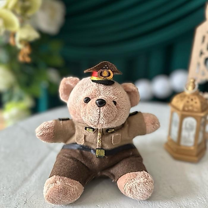 buket boneka profesi polisi, guru, TNI, Akmil, Akpol, Perawat, dokter TERLARISBEST QUALITYBEST