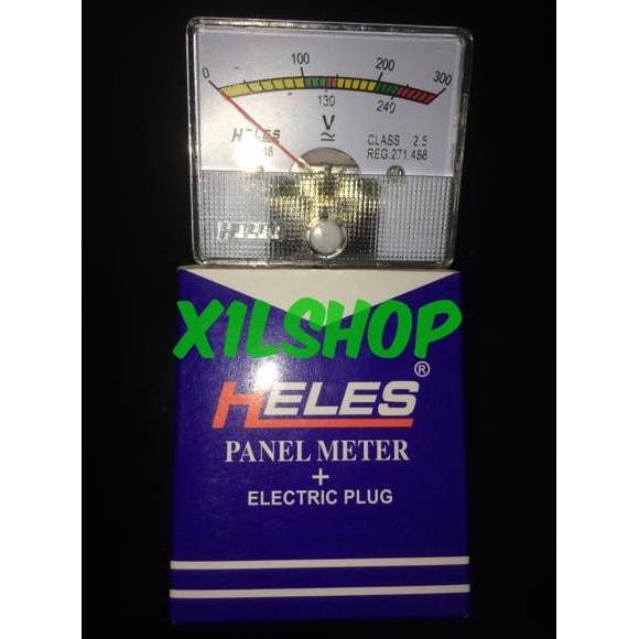 Solusoundmart - Panel Meter Voltmeter Heles Cr848 Cr 848 300V Terbaru 